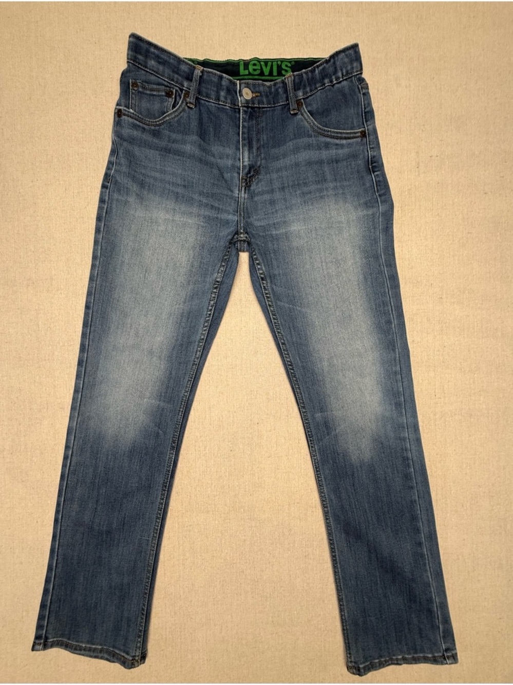Levi's Big Boys 511 
Denim Jeans Size 18 REG  29X31 
Adjustable Waist Tabs